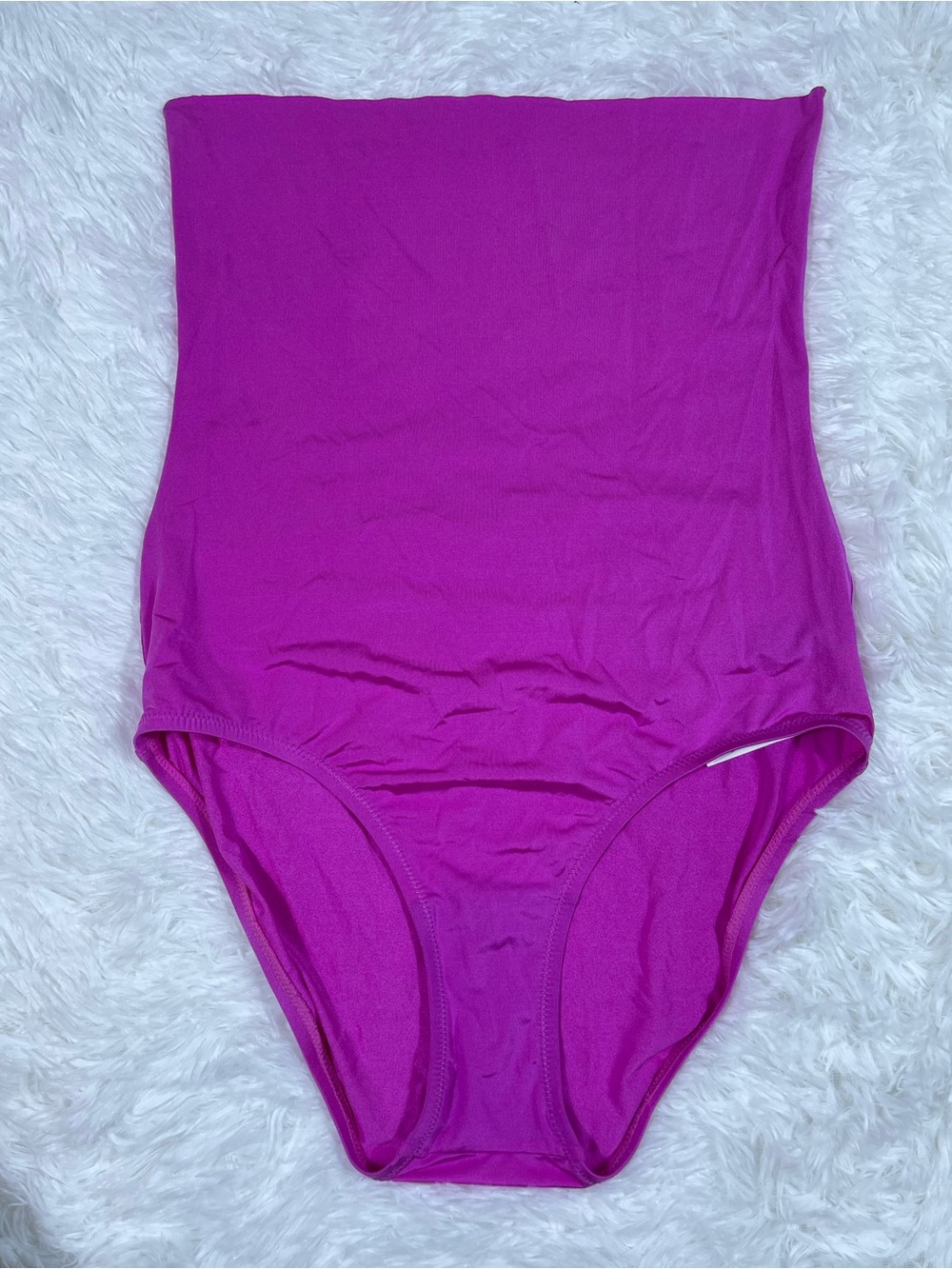 Trina Turk Women’s High-Waist One-Piece Swimsuit in Fuchsia Size 6 NWOT